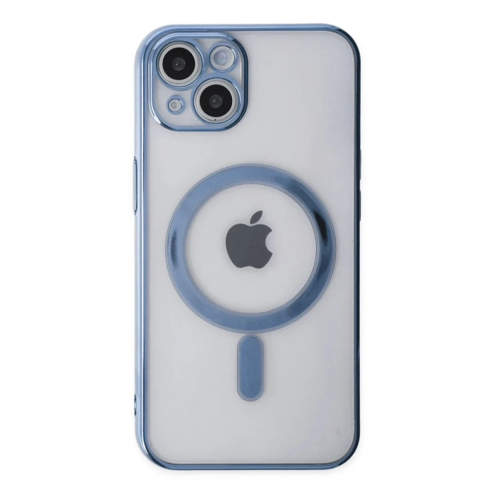 Newface iPhone 14 Plus Kılıf Magneticsafe Lazer Silikon