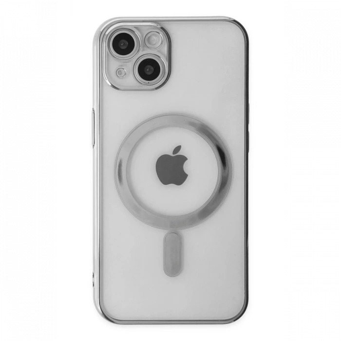 Newface iPhone 14 Plus Kılıf Magneticsafe Lazer Silikon