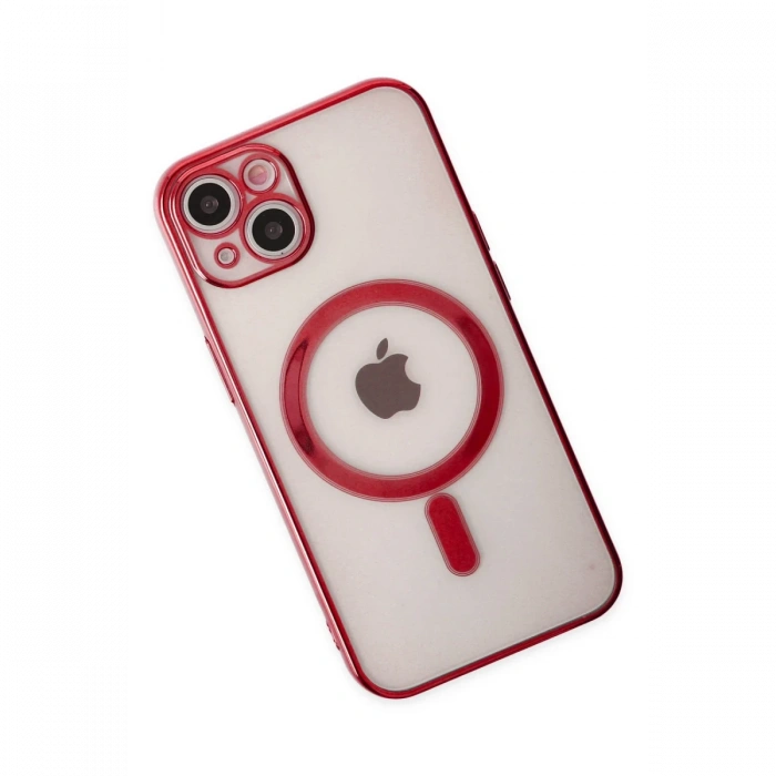 Newface iPhone 14 Plus Kılıf Magneticsafe Lazer Silikon