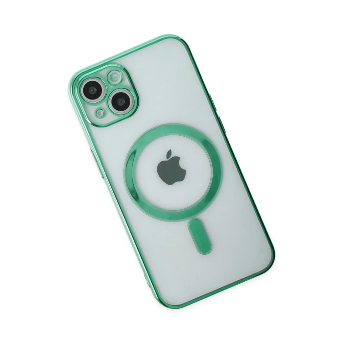 Newface iPhone 14 Plus Kılıf Magneticsafe Lazer Silikon