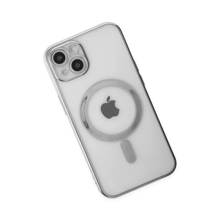 Newface iPhone 14 Plus Kılıf Magneticsafe Lazer Silikon