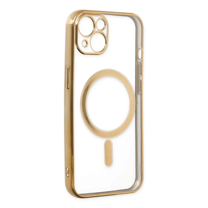 Newface iPhone 14 Plus Kılıf Magneticsafe Lazer Silikon