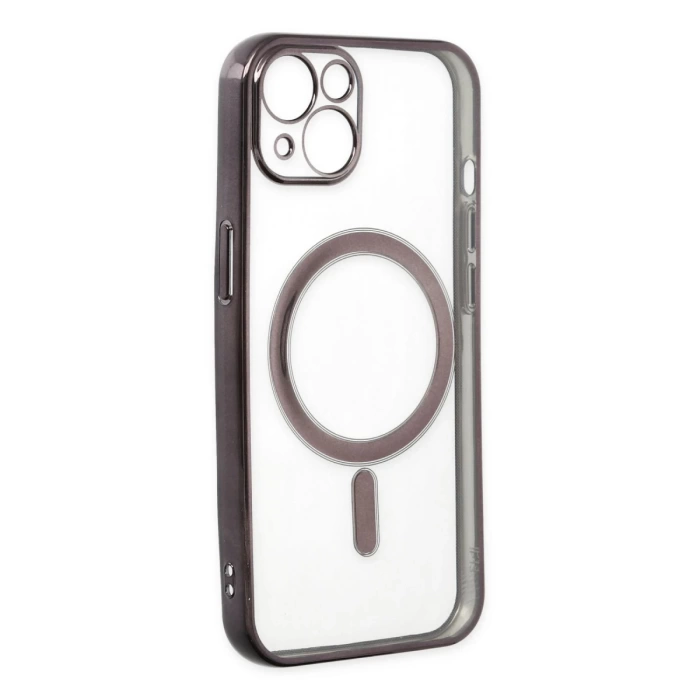 Newface iPhone 14 Plus Kılıf Magneticsafe Lazer Silikon