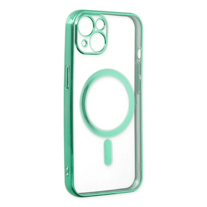 Newface iPhone 14 Plus Kılıf Magneticsafe Lazer Silikon