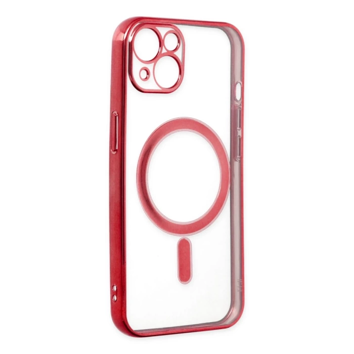 Newface iPhone 14 Plus Kılıf Magneticsafe Lazer Silikon