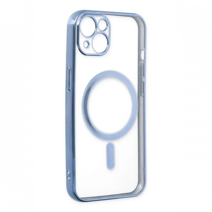 Newface iPhone 14 Plus Kılıf Magneticsafe Lazer Silikon