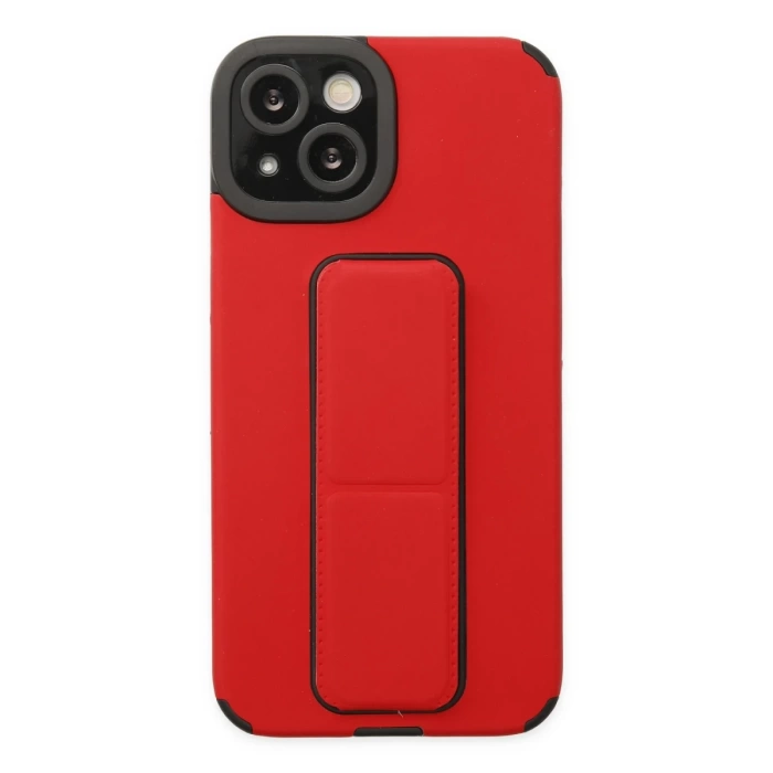Newface iPhone 14 Plus Kılıf Mega Standlı Silikon