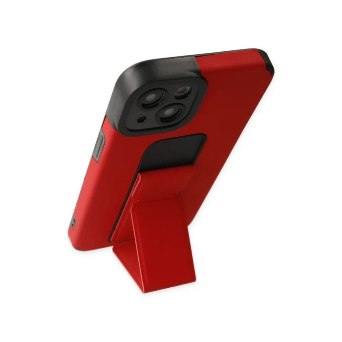 Newface iPhone 14 Plus Kılıf Mega Standlı Silikon