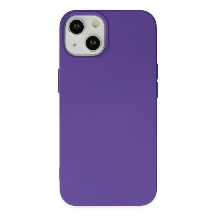 Newface iPhone 14 Plus Kılıf Nano içi Kadife Silikon