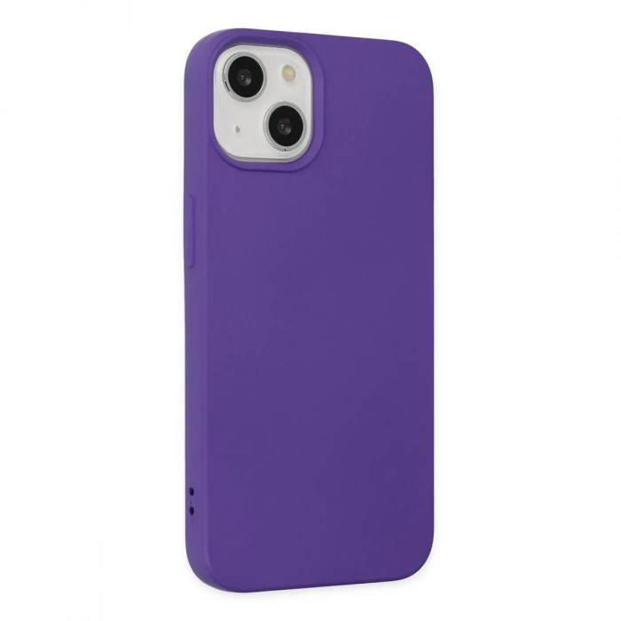 Newface iPhone 14 Plus Kılıf Nano içi Kadife Silikon