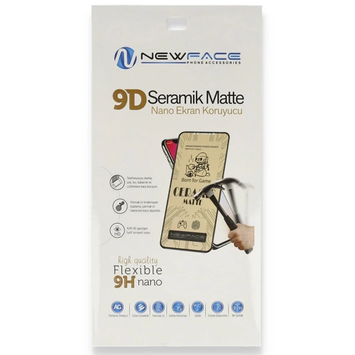 Newface iPhone 14 Plus Mat Seramik Nano Ekran Koruyucu