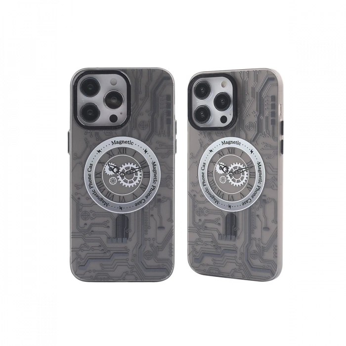 Newface iPhone 14 Pro Kılıf Apollo Magneticsafe Desenli Kapak
