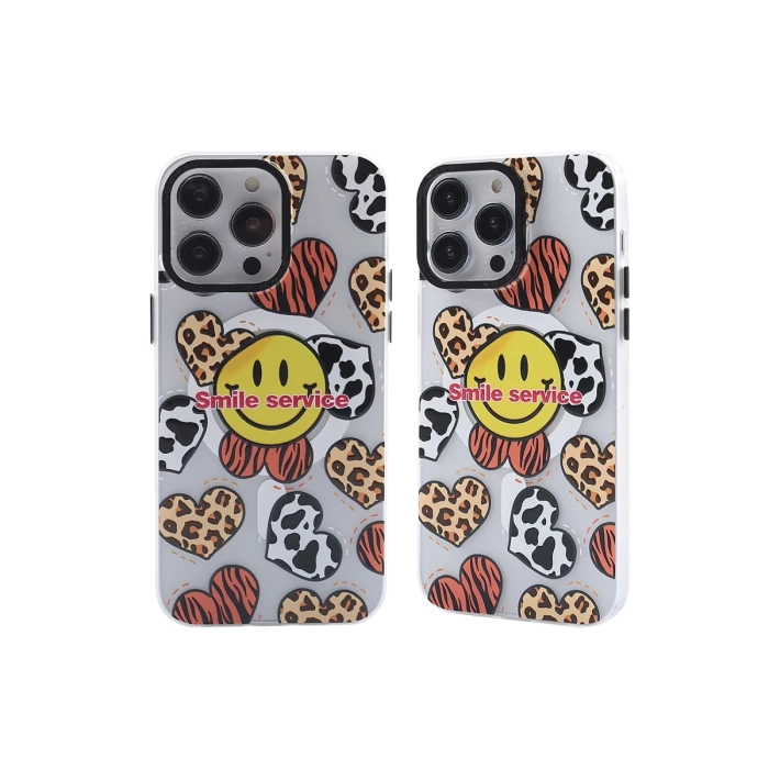 Newface iPhone 14 Pro Kılıf Apollo Magneticsafe Desenli Kapak