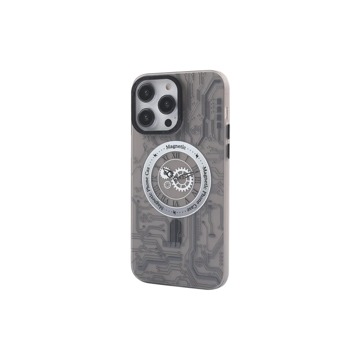 Newface iPhone 14 Pro Kılıf Apollo Magneticsafe Desenli Kapak