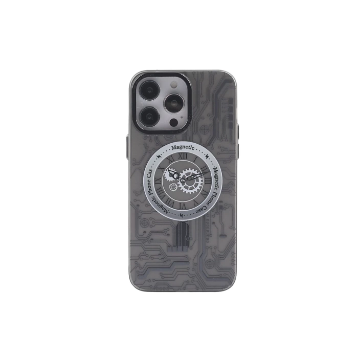 Newface iPhone 14 Pro Kılıf Apollo Magneticsafe Desenli Kapak