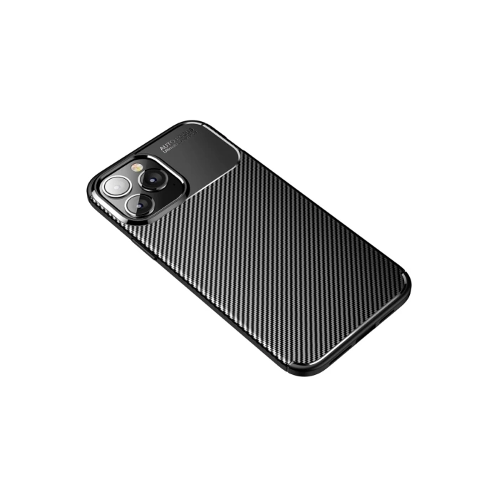 Newface iPhone 14 Pro Kılıf Auto Focus Karbon Kapak