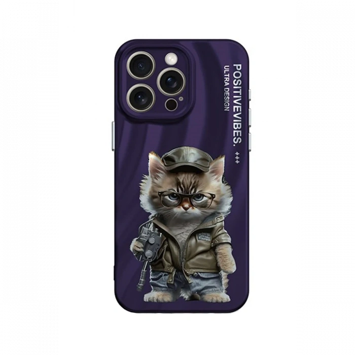 Newface iPhone 14 Pro Kılıf Crew Desenli Kapak