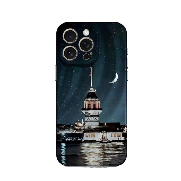 Newface iPhone 14 Pro Kılıf Crew Desenli Kapak