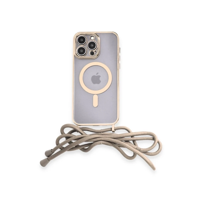 Newface iPhone 14 Pro Kılıf Divo Lazer Askılı Magsafe Kapak