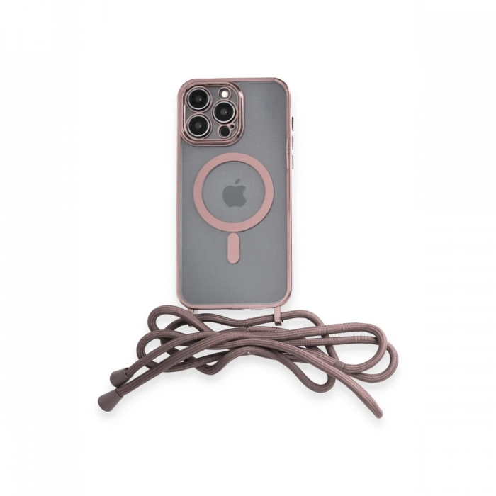 Newface iPhone 14 Pro Kılıf Divo Lazer Askılı Magsafe Kapak