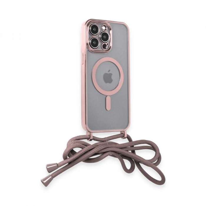 Newface iPhone 14 Pro Kılıf Divo Lazer Askılı Magsafe Kapak