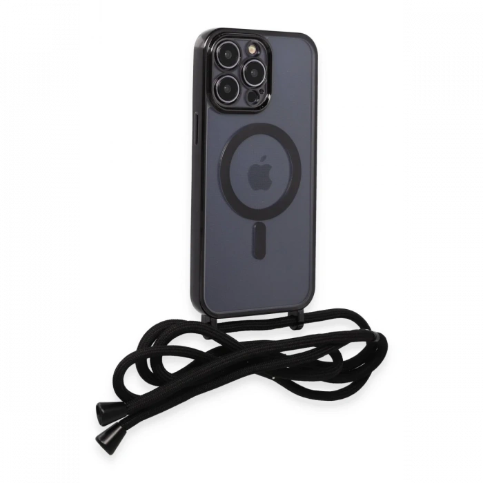 Newface iPhone 14 Pro Kılıf Divo Lazer Askılı Magsafe Kapak