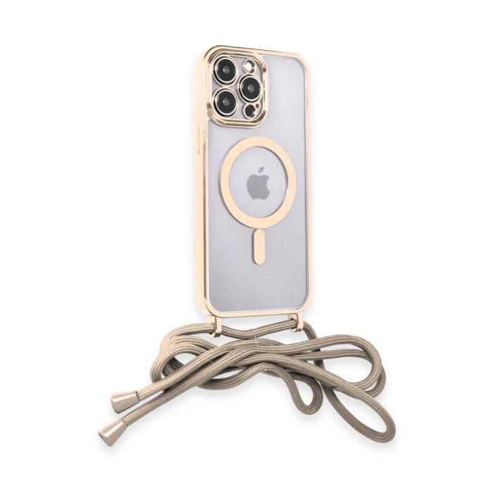 Newface iPhone 14 Pro Kılıf Divo Lazer Askılı Magsafe Kapak