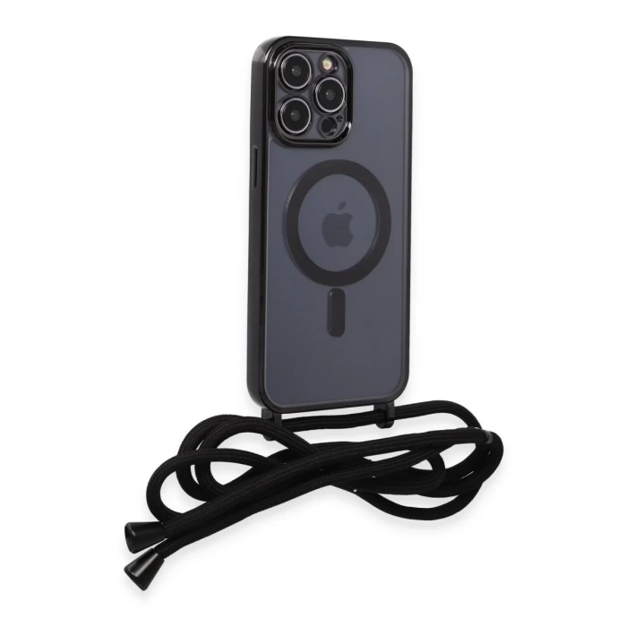 Newface iPhone 14 Pro Kılıf Divo Lazer Askılı Magsafe Kapak