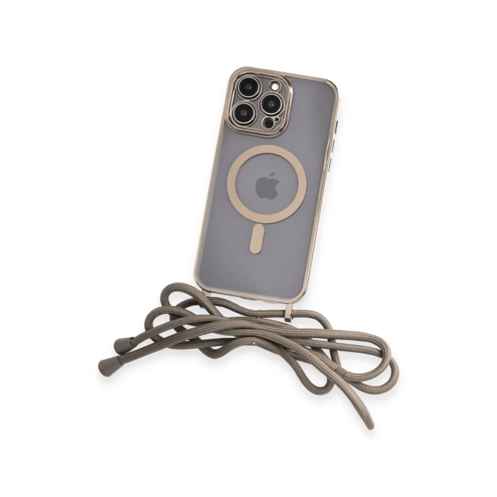 Newface iPhone 14 Pro Kılıf Divo Lazer Askılı Magsafe Kapak