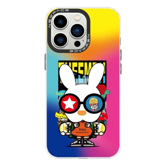 Newface iPhone 14 Pro Kılıf Estoril Desenli Kapak