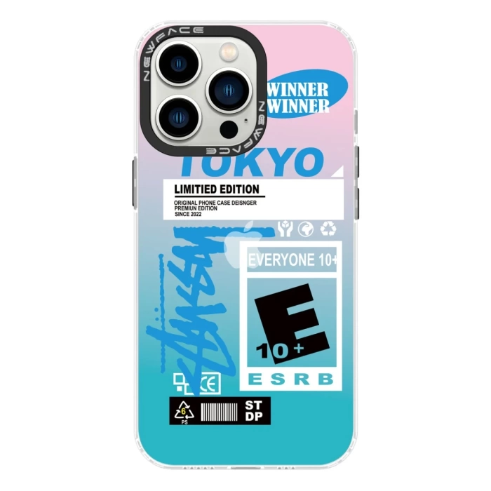 Newface iPhone 14 Pro Kılıf Estoril Desenli Kapak