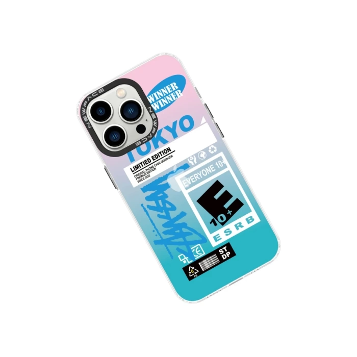 Newface iPhone 14 Pro Kılıf Estoril Desenli Kapak