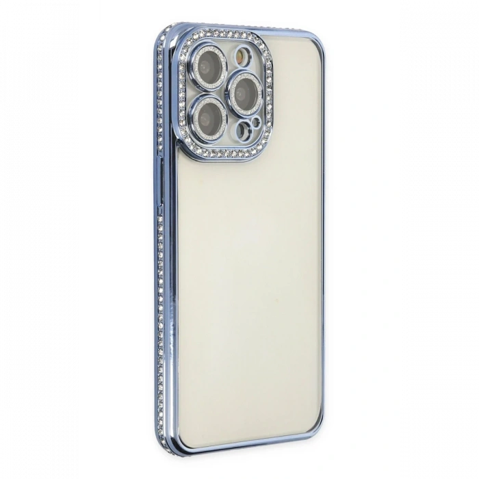 Newface iPhone 14 Pro Kılıf Joke Taşlı Silikon