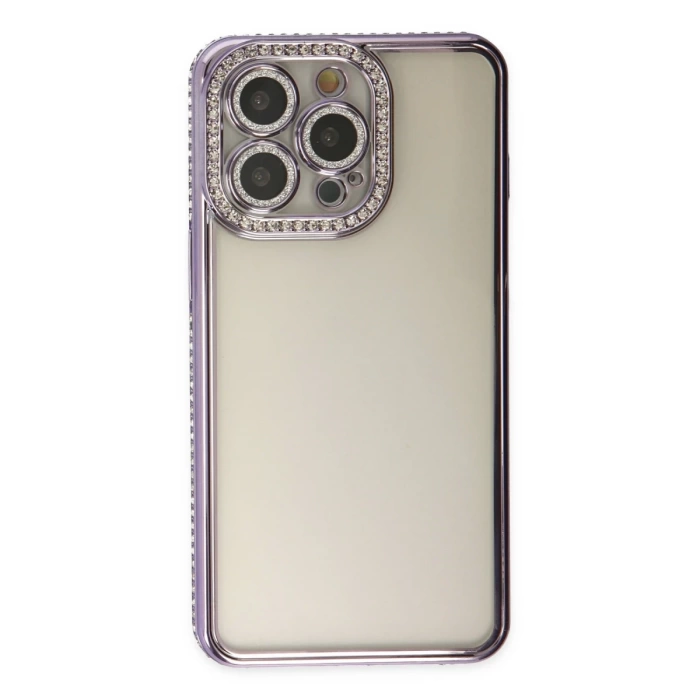Newface iPhone 14 Pro Kılıf Joke Taşlı Silikon