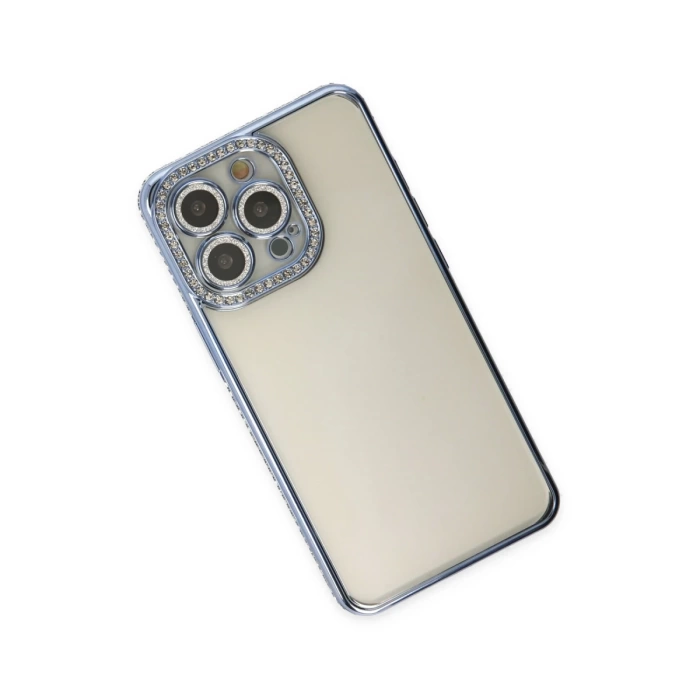 Newface iPhone 14 Pro Kılıf Joke Taşlı Silikon