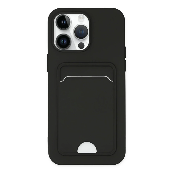 Newface iPhone 14 Pro Kılıf Kelvin Kartvizitli Silikon