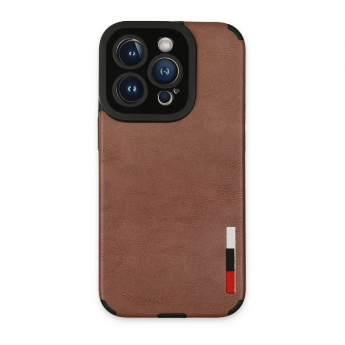 Newface iPhone 14 Pro Kılıf Loop Deri Silikon