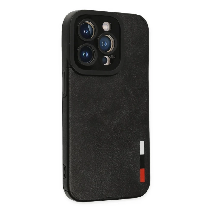 Newface iPhone 14 Pro Kılıf Loop Deri Silikon