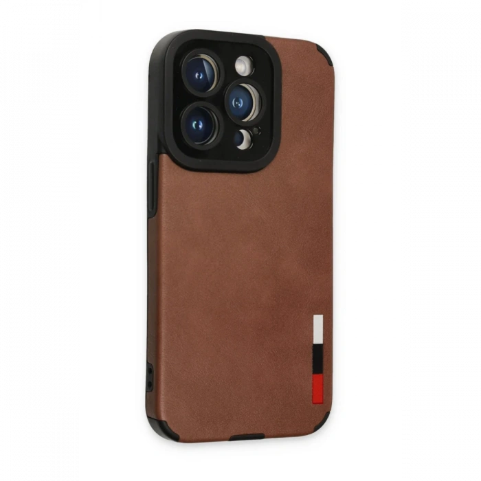 Newface iPhone 14 Pro Kılıf Loop Deri Silikon