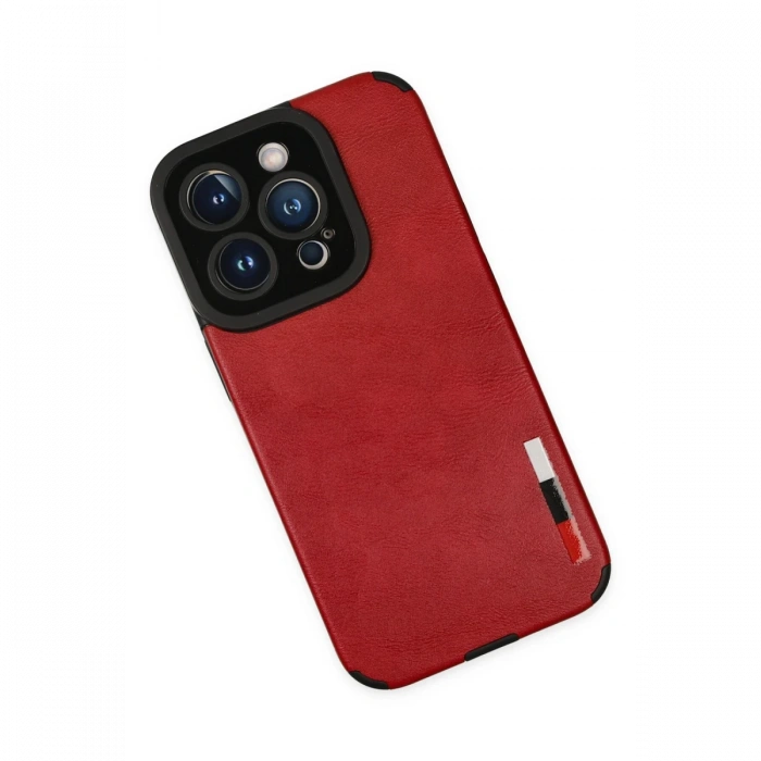 Newface iPhone 14 Pro Kılıf Loop Deri Silikon
