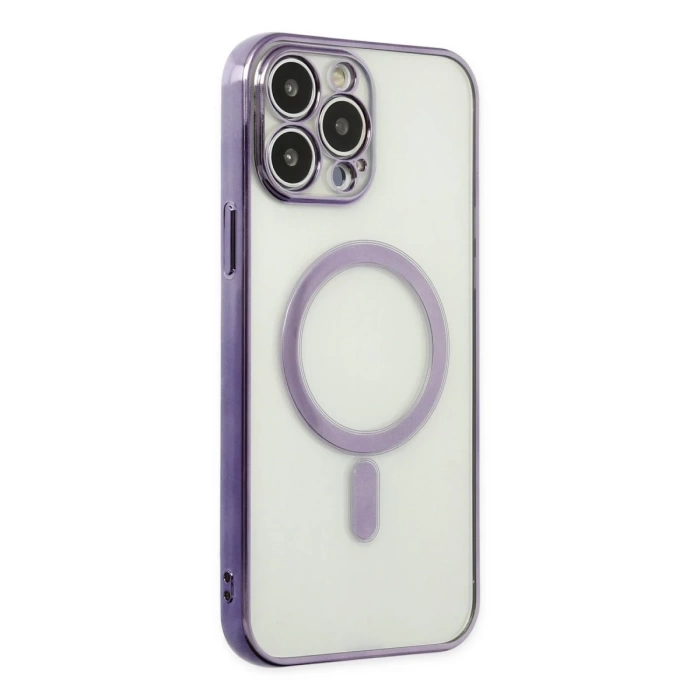 Newface iPhone 14 Pro Kılıf Magneticsafe Lazer Silikon
