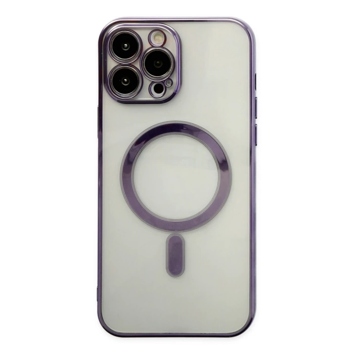 Newface iPhone 14 Pro Kılıf Magneticsafe Lazer Silikon