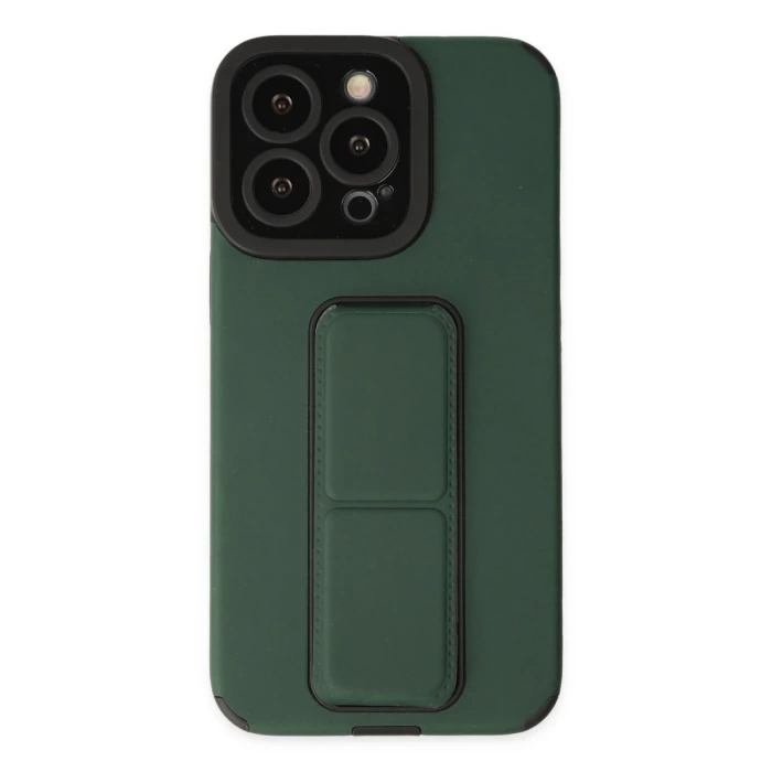 Newface iPhone 14 Pro Kılıf Mega Standlı Silikon
