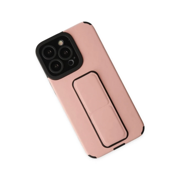 Newface iPhone 14 Pro Kılıf Mega Standlı Silikon