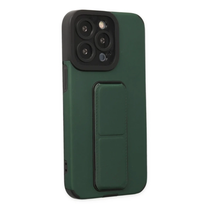 Newface iPhone 14 Pro Kılıf Mega Standlı Silikon