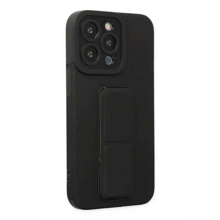 Newface iPhone 14 Pro Kılıf Mega Standlı Silikon