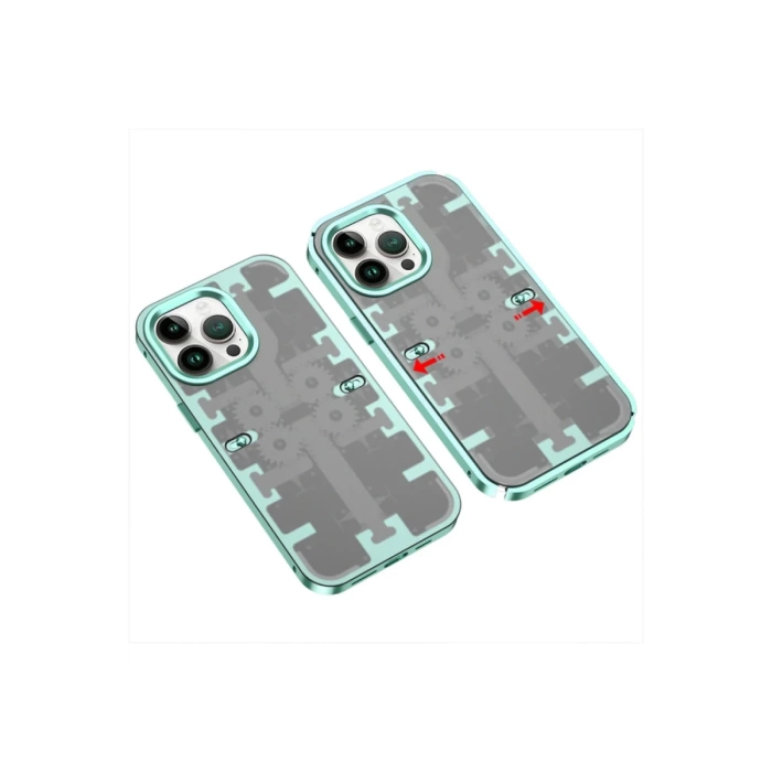 Newface iPhone 14 Pro Kılıf Mekanik Bumper Kapak