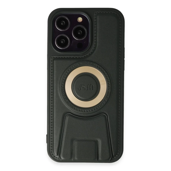 Newface iPhone 14 Pro Kılıf Merkür Magneticsafe Standlı Kapak