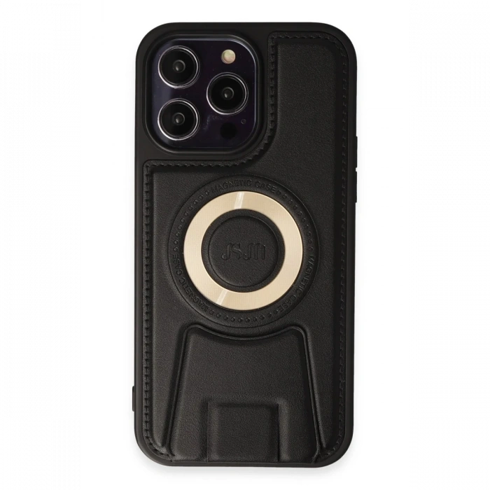 Newface iPhone 14 Pro Kılıf Merkür Magneticsafe Standlı Kapak