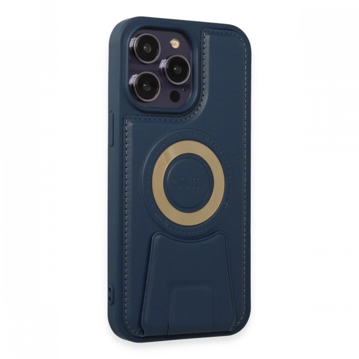 Newface iPhone 14 Pro Kılıf Merkür Magneticsafe Standlı Kapak